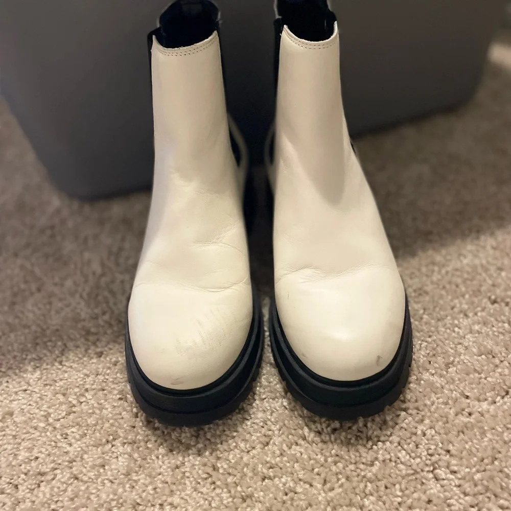 Mark Fisher Pirro Chelsea Lug Sole Chunky  Boots Womens Size 7.5